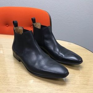 Paul Smith falconner chelsea boots calf black